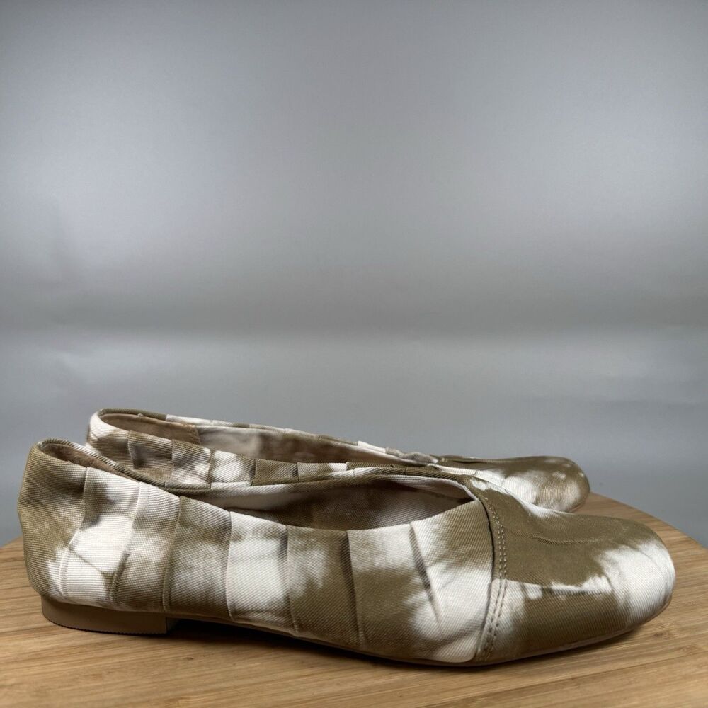 Korks Palmer Ballet Flats Women's Size 6.5 M‎ Slip On Fabric Green
